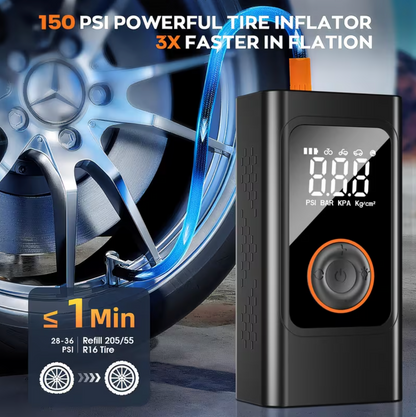Portable 150PSI Tire Inflator Air Compressor
